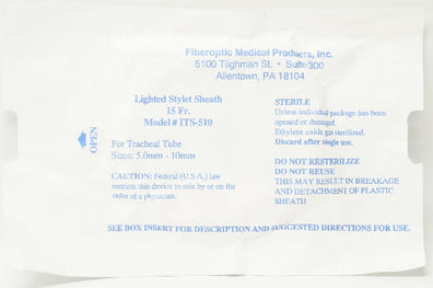 Fiberoptic ITS-510 Lighted Stylet Sheath 15Fr